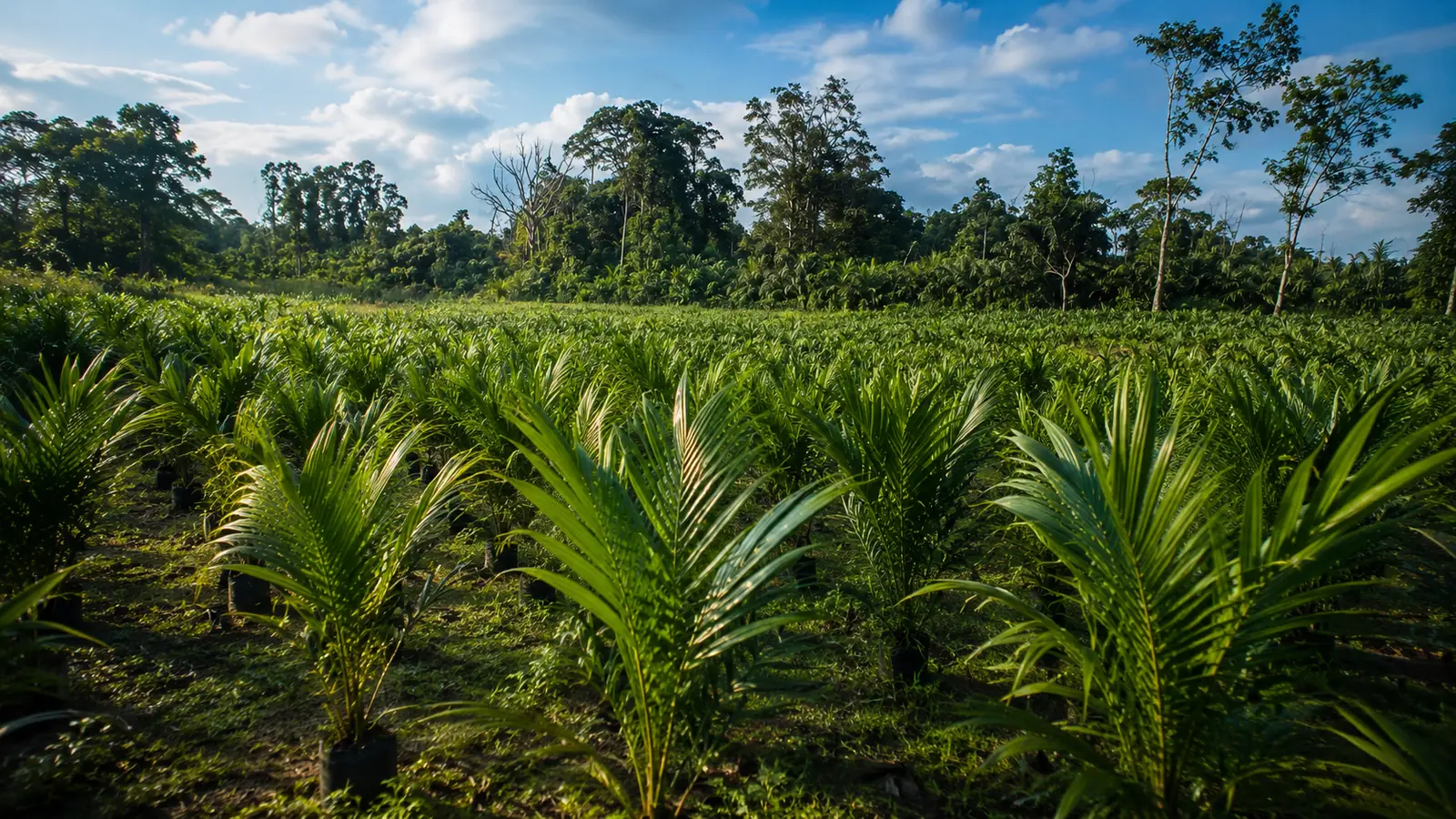 Pembibitan kelapa sawit Kopro APKS KK di Sekadau, Kalimantan Barat