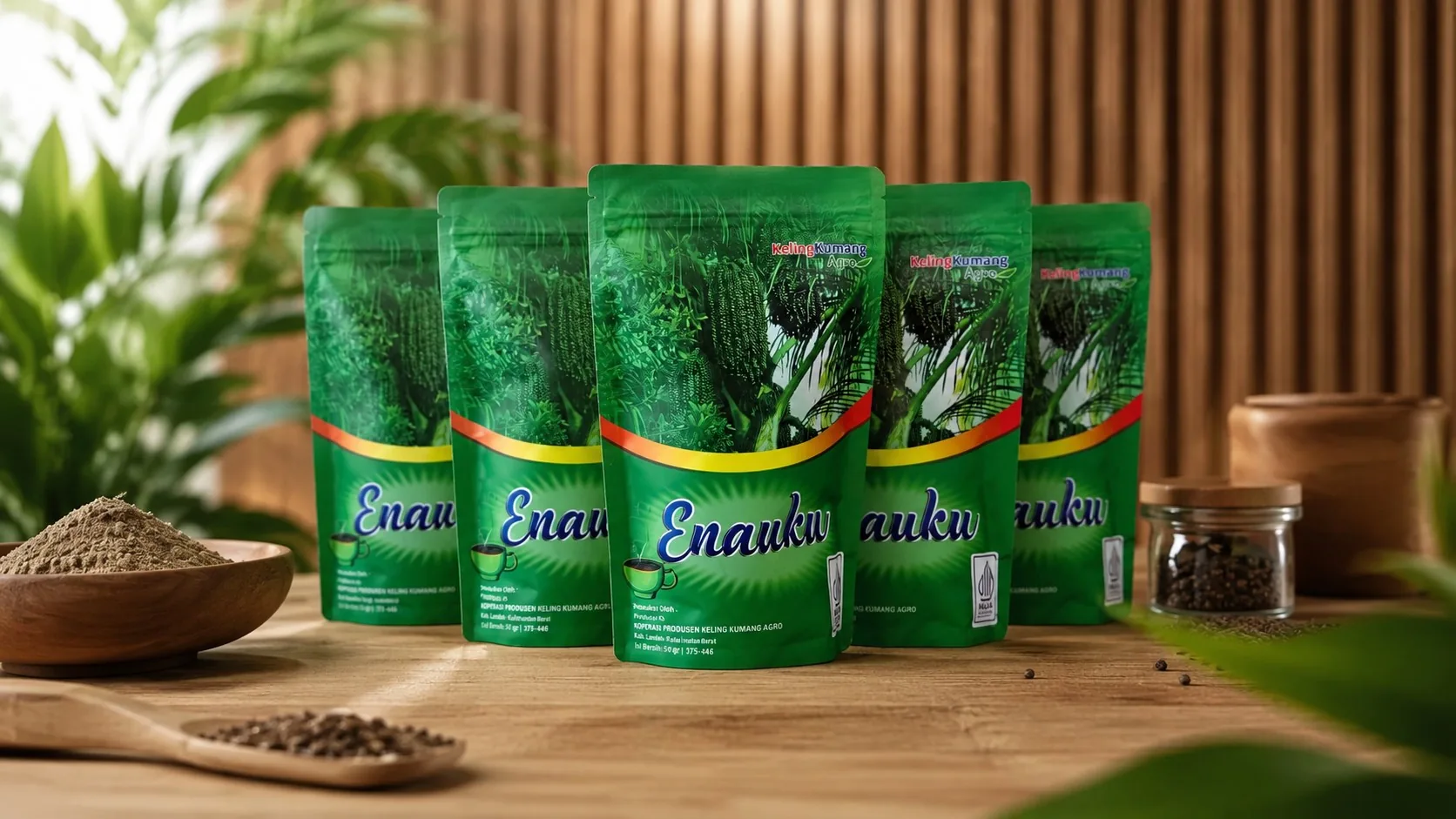 Kemasan ritel Enauku, gula aren hilirisasi Koperasi Produsen Keling Kumang Agro