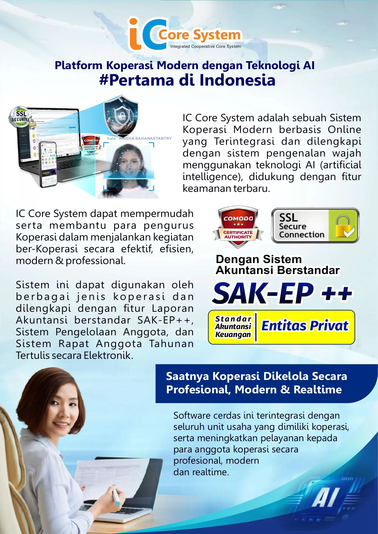 IC-Core System, sistem inti koperasi berbasis AI dengan akuntansi SAK-EP++