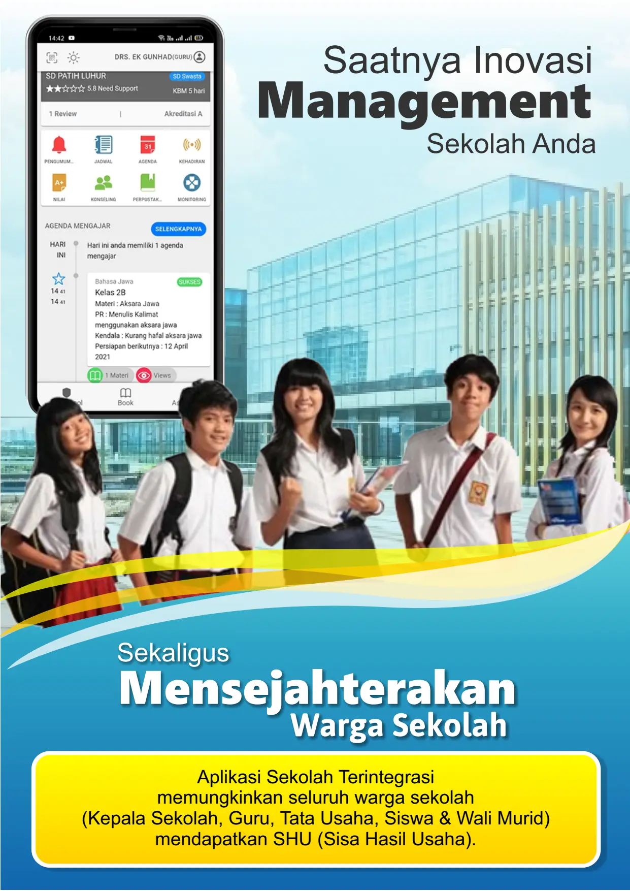 My School: manajemen sekolah sekaligus mensejahterakan warga sekolah