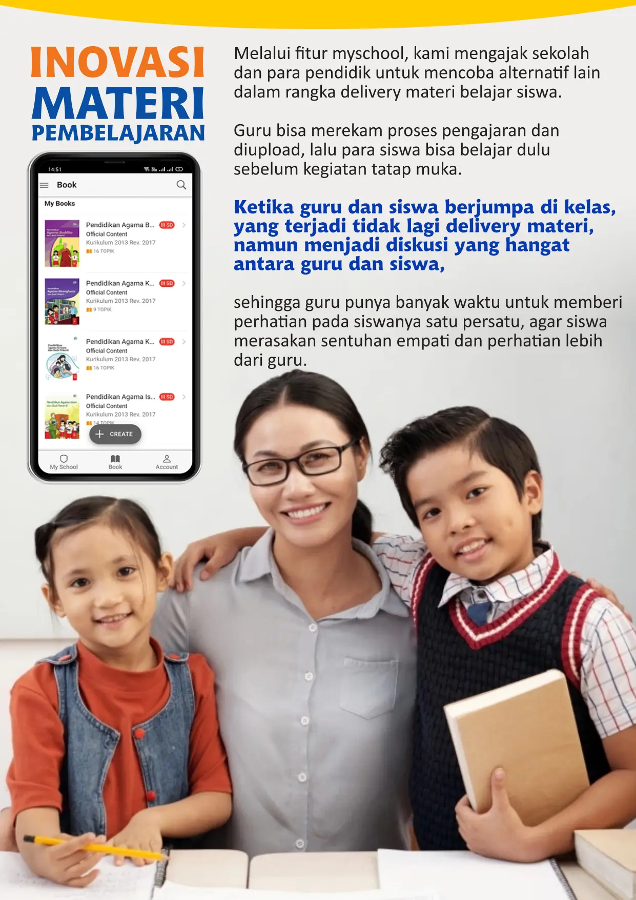 My School: materi pembelajaran digital