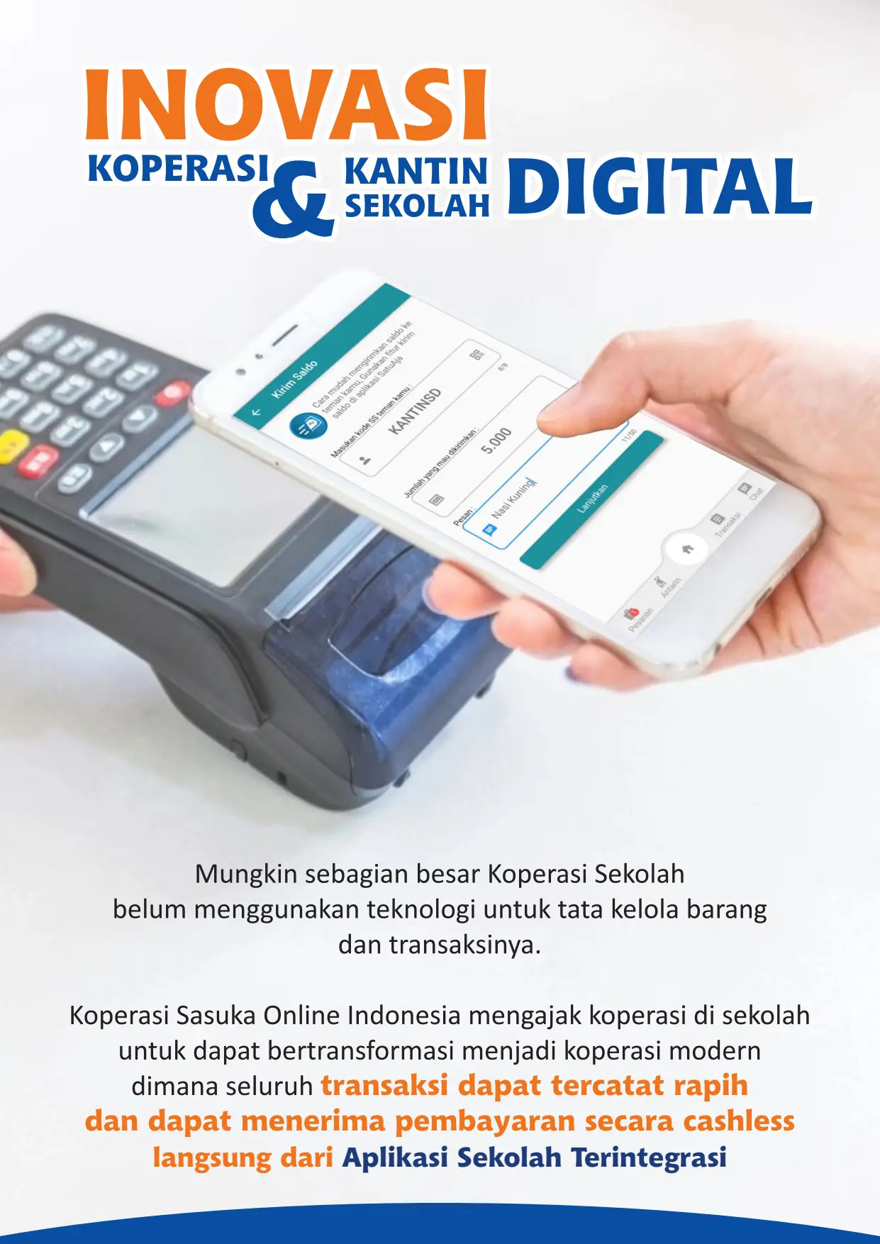 My School: koperasi dan kantin sekolah digital cashless