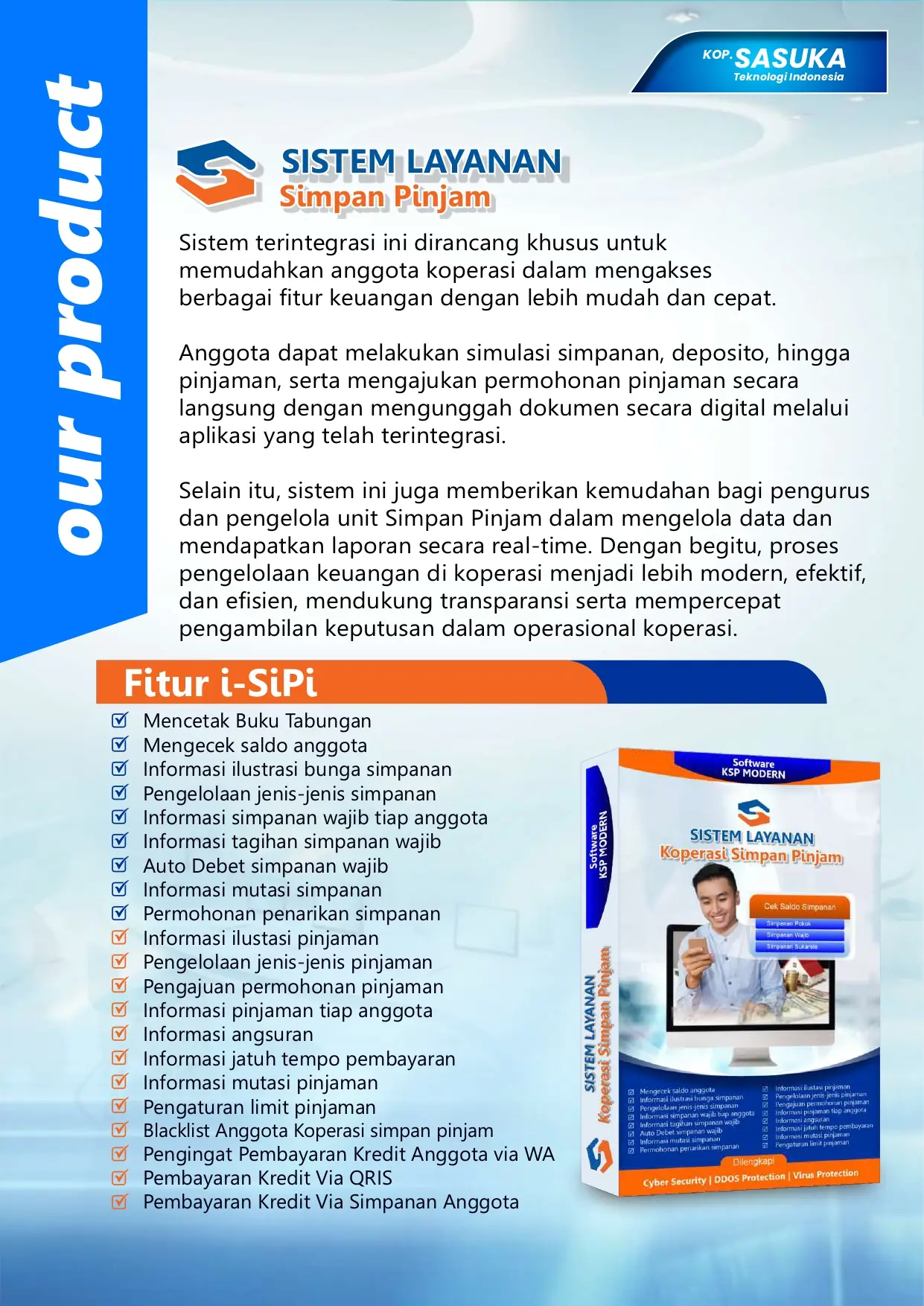 i-SiPi, sistem layanan simpan pinjam Sasuka